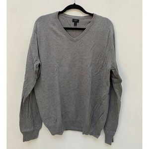 J. Crew grey sweater cotton and cashmere